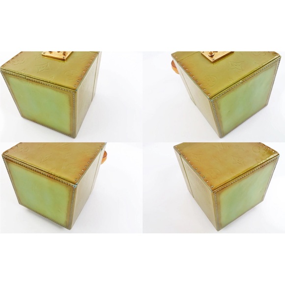 Louis Vuitton Olive Green Box Bag with Gold Accents - Picture 5 of 15